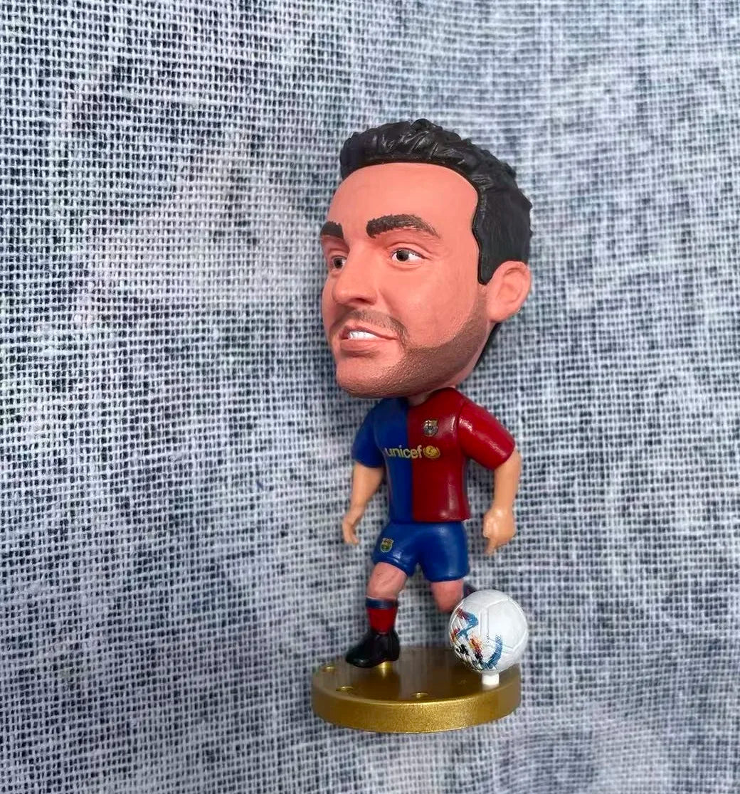Boneco Jogador de Futebol em Resina 6,5cm — Enfeite para Carro Copa 2026
