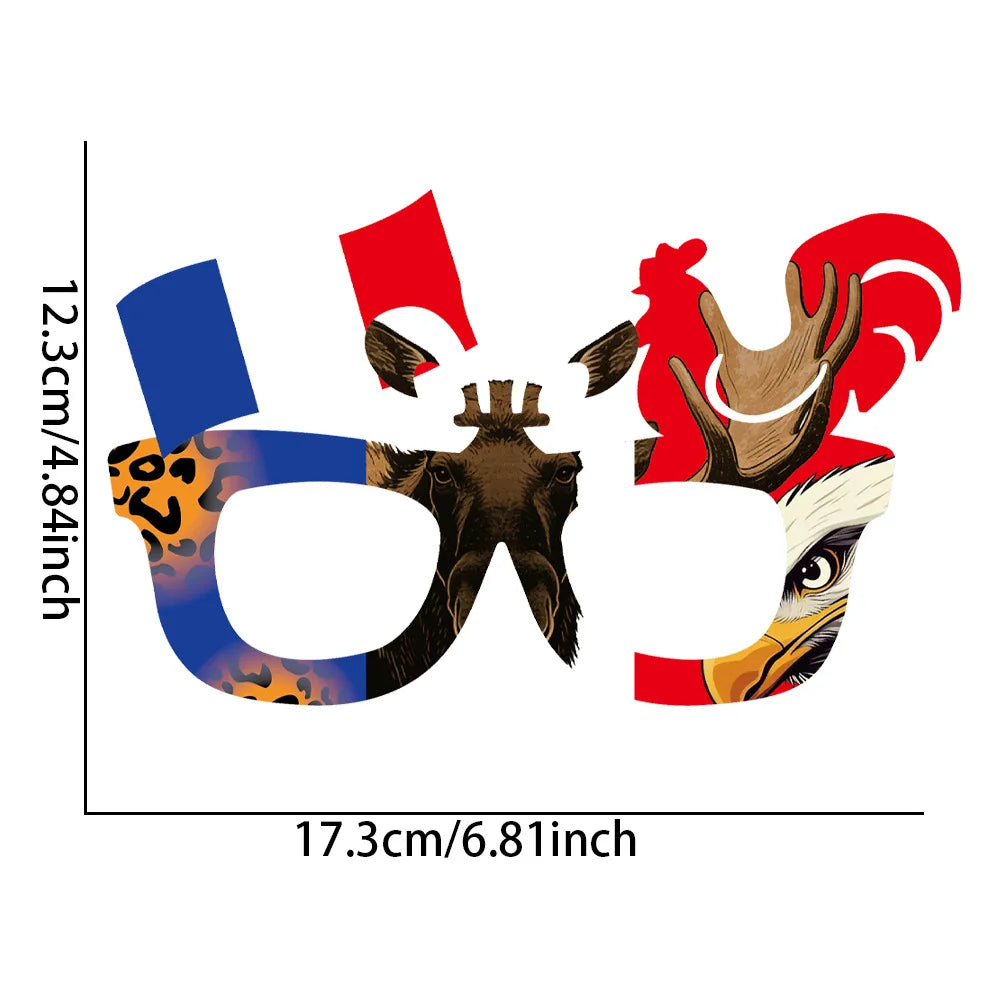 Óculos de Torcida Copa do Mundo 2026 — Armação com Bandeira das Seleções