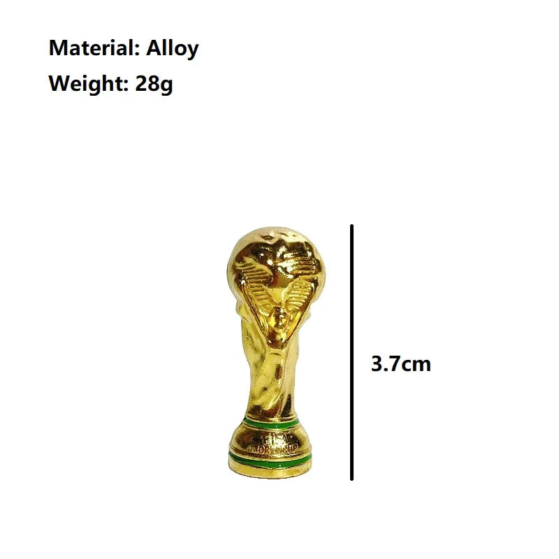 Boneco Jogador de Futebol em Resina 6,5cm — Enfeite para Carro Copa 2026