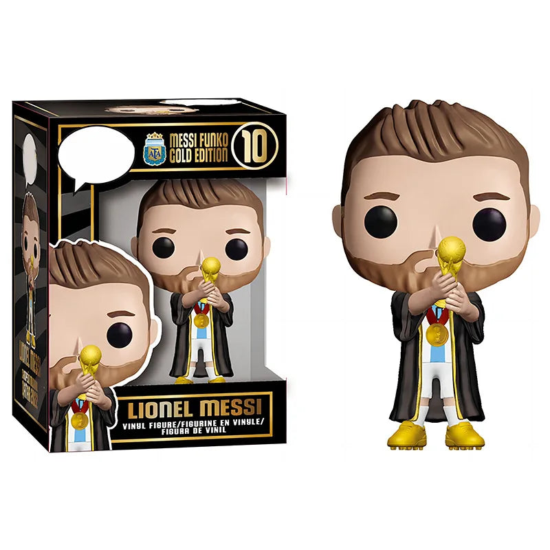 Funko POP Messi Black Gold Edition - Edição Copa do Mundo