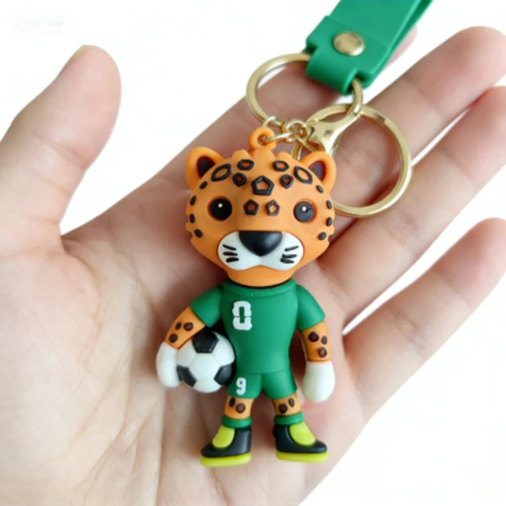 Kit Produtos Copa do Mundo 2026 — Mascote, Estátua, Chaveiro e Pulseira