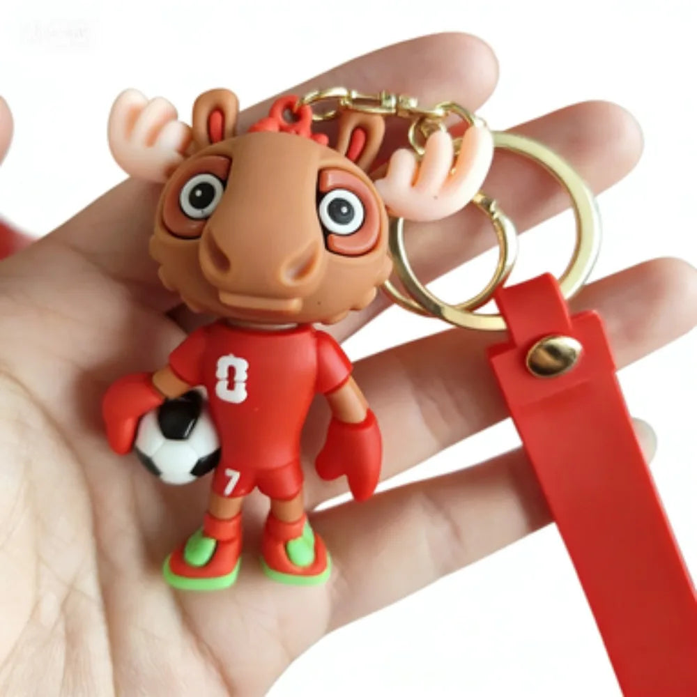 Kit Produtos Copa do Mundo 2026 — Mascote, Estátua, Chaveiro e Pulseira