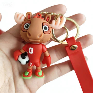 Kit Produtos Copa do Mundo 2026 — Mascote, Estátua, Chaveiro e Pulseira