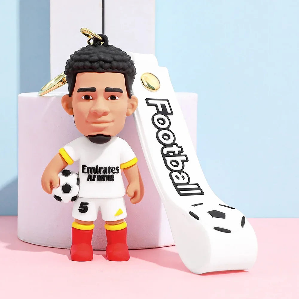 Chaveiro Estrela do Futebol em Silicone — Acessório para Fãs
