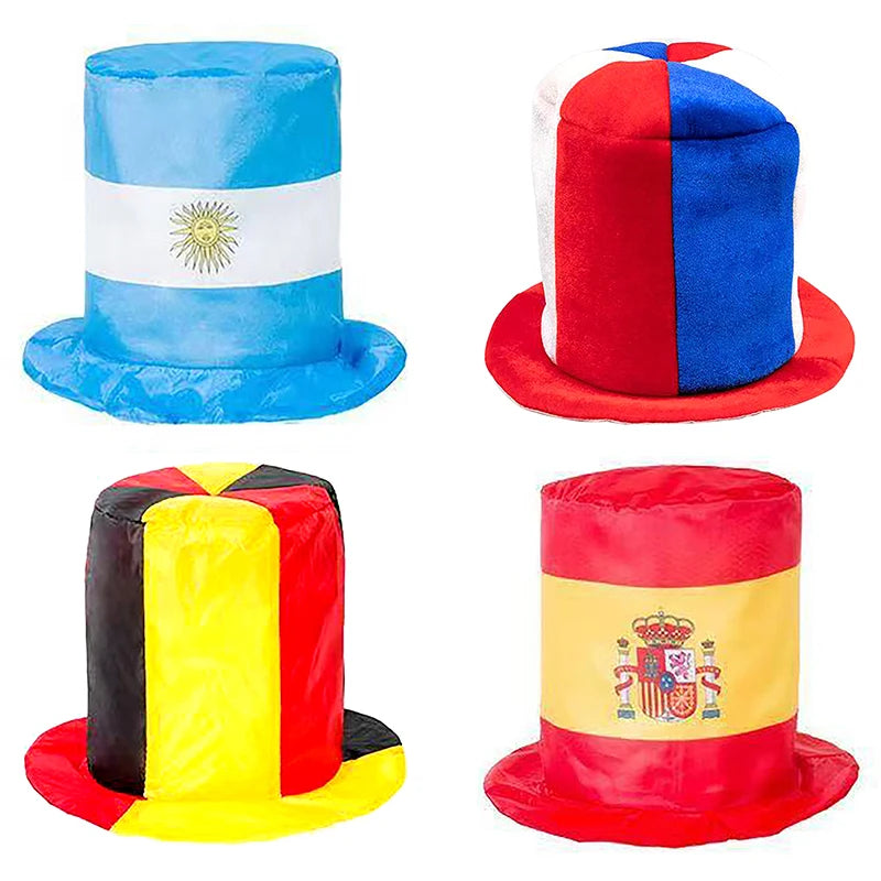 Chapéu de torcedor copa do mundo - 2026 Escolha sua seleção.