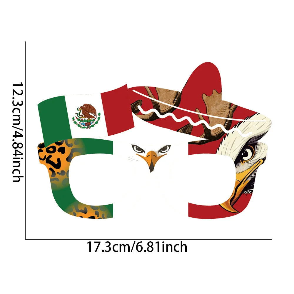 Óculos de Torcida Copa do Mundo 2026 — Armação com Bandeira das Seleções
